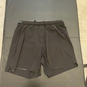 Lululemon Mens Surge Lined Shorts 6" | Medium | Black - GREAT CONDITION